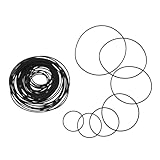 JOINPAYA 100 Stück Gummiriemen Ersatzriemen für Kassettenrekorder 25 70mm Flachriemen aus Robustem Gummi für DVD CD und Videorecorder Geräuscharmer Antrieb Langlebig Vielseitig Einsetzbar