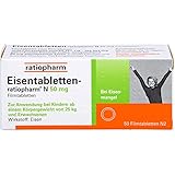 EISENTABLETTEN-ratiopharm N 50 mg Filmtabletten 50 St