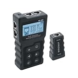 Mcbazel Netzwerk RJ45 Tester mit LCD Display, Netzwerk Kabeltester mit POE-Funktion
