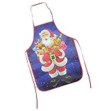 Yardwe Weihnachtsschürze, Weihnachtskochtuch: ärmellose Küchenschürze, Weihnachtsfeier, Coasplay-Kostüm für Kinder, Erwachsene, Party, Weihnachtsdekoration
