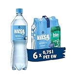 VILSA Mineralwasser Naturelle, 6 x 0,75 l PET