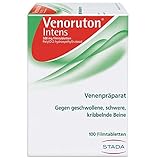 Venoruton intens – Venenpräparat gegen geschwollene, schwere, kribbelnde Beine – 1 x 100 Filmtabletten