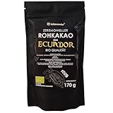 islaverde Zeremonieller BIO Rohkakao 100% aus Premium Criollo Kakaobohnen, aus Ecuador, Feines Pulver, 46% Fett, Zusatzfrei und Zuckerfrei, Keto-freundlich, Nicht Alkalisiert, 170 g