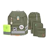 LÄSSIG 7-teiliges Schulranzen Set Kinder/School Set Flexy...