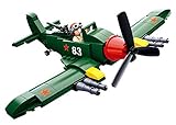 WWII - Alliierter Jagdbomber [M38-B0683], Spielset , Klemmbausteine, Soldaten, mit Spielfigur, Army WWII, Sluban SL95555, Für Kinder ab 4 Jahren, 170 Stück