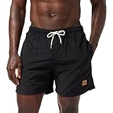 Urban Classics Herren Badehose Block Swim Shorts blk, 3XL