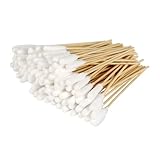 GEFIRE 100 Cotton Swabs for Pets, Haustier Wattestäbchen, Wattestäbchen für Hunde Augen und Nasenschmutzentfernung, Haustier Wattestäbchen, Hunde Wattestäbchen, für Haustiere, Hund, Katze