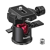 SMALLRIG Panorama kugelkopf stativkopf 360 ° drehbar, Stativkopf mit Schnellwechselplatte 1/4 Zoll Schraube für Stativ, Einbeinstativ, Kameras, DSLR - BUT2665