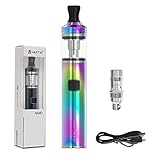VAPTIO Tyro Nano Kit Elektronische Zigarette 900mAh Akku 30W All in One Vape Pen mit 2.0ml Tank,kein E-Liquid kein Nikotin(bunt)