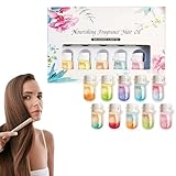 2-in-1 Haar-Reparatur & Duftserum mit Kamelien- & Arganöl, Natürliche Haarserum, Glättende Glanzpflege für trockene und strapazierte Haare, Mini Parfümiertes Haaröl