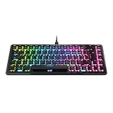 Turtle Beach Vulcan II Mini – 65% optisch-mechanische Gaming-Tastatur mit anpassbarer RGB-Beleuchtung, Tastenduplikator-Technologie, Aluminiumplatte, Schwarz