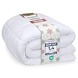 Utopia Bedding Bettdecke 135 x 200 cm, Ganzjahres-Bettdecke, Mikrofaser Schlafdecke (Weiß)