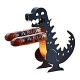 Solider Dinosaurier-Grillständer, Grillaufsätze für effizientes Grillen, verhindert Überkochen im Freien, Abenteuer, Outdoor-Grillrost für Camping