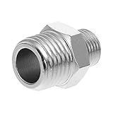 Artibetter Airbrush Anschlussadapter Männlich Männlich Airbrush Schlauchadapter für Einfache Verbindung und Schnellen Austausch und Langlebig