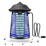 Mückenlampe, 20W 4200V Insektenvernichter Elektrisch mit LED Lampe, Fliegenfalle IP68 Impermeabile Mückenschutz Mückenabwehr Indoor Outdoor für Mücken, Fliegen, Fruchtfliegen, Motte