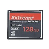 Extreme 128GB Compact Flash Speicherkarte Original CF Karte für professionelle Fotografen, Videofilmer, Enthusiasten