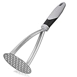 Kartoffelstampfer, Joyoldelf Kartoffelstampfer Edelstahl,Kartoffel Stampfer, Gemüsestampfer Kartoffelpresse für Spülmaschinengeeignet, Kartoffelbrei, Gemüse und Früchte