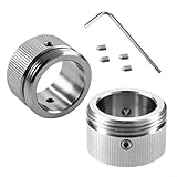 Zeroupshop M30 x 1,5 Gewinde Heizkörperventil-Adapter-Set mit Installationswerkzeugen, Edelstahl, Temperaturregelungskonverter für RA RAVL Heizsystem (2 Stück)