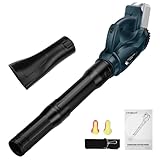 Schnurloser Laubbläser Kompatibel Mit Bosch Professional 18V System Akku GBA/CORE/ProCORE/AMPShare 18V, 6 Geschwindigkeiten Elektrischer Laubbläser Bürstenlosem, Für Rasenpflege, Garten
