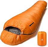 Bessport Schlafsack -10℃ 4 Jahreszeiten Winter Mumienschlafsack Wasserabweisend Schlafsack für Reise Zelten Camping Outdoor Camping oder Indoor