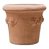 Blumentopf Terrakotta Pflanzgefäß Liscio Toscana limoni Toscana -Italienische Handarbeit- 25cm - 40cm ABSOLUT FROSTFEST Italienisches Terracotta (30cm, Limoni Toscana)