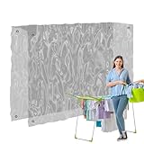Wäscheständer, Regenschutz, Outdoor-Kleidungsschutz, wasserdichter UV-Schutz, ideal für Dessous, Laken, Mäntel, Hosen, Decken, Hemden und wetterfeste Kleidungs-Trocknungsbedürfnisse