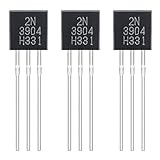 ALLECIN 2N3904 NPN Transistor Allzweck Verstärker TO-92 Silizium Transistoren für DIY 60V 200 mA (Packung mit 200 Stück)