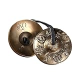 Tibetische Meditationsbecken,Aus Messing Entspannend Spirituell - Meditations Klangschalen Musikinstrumente,Für Zuhause Auto Tür Erwachsene Thanksgiving Feiertag Geburtstag Familie Freunde