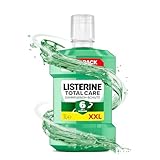 LISTERINE Total Care Zahnfleisch-Schutz 1000 ml, schützende Mundspülung gegen Zahnfleischprobleme mit 6 in 1 Wirkung, antibakterielles Mundwasser stärkt die Zähne, bis zu 24h frischer Atem