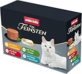animonda Vom Feinsten Adult Katzenfutter Mousse-Vielfalt (12 x 85 g), Nassfutter für ausgewachsene Katzen, ohne Getreide und Zucker, luftig zarte Konsistenz