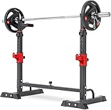 Hop-Sport verstellbare Hantelablage für Langhantel HS-1004L – Squat Rack Kniebeugenständer bis 250kg belastbar