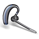 FAMOO Headset Bluetooth, ENC Noise Cancelling Bluetooth Headset, 15 Std Spielzeit Headset mit Mikrofon, Headset Bluetooth V5.3, Bluetooth Ohr für Autofahren/Büro/Geschäft Headset