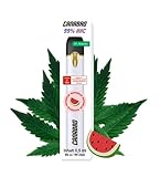 Canabro Vape 99% hochdosiert - ohne Nikotin - 0,5 ml - angenehmer Geschmack - Original (Wassermelone)