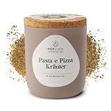 POTLUCK | Pasta e Pizza Kräuter | Gewürzzubereitung im Keramiktopf | 40g | Vegan, glutenfrei und mit natürlichen Inhaltsstoffen