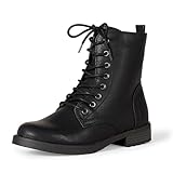 Amazon Essentials Damen Kampfstiefel mit Schnürung,...