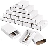 QYDMIN 200 Stück Streichholzschachteln Blanko, 5 x 3,5 x 1,5cm Weiß Geschenk Box, Karton Geschenkschachtel für DIY Handwerk, Verpackung Geschenke, Malerei, Schmuck und Snacks