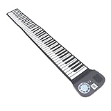 Toyvian 1 Stück 88 Rolle E-piano Mit Handrolle Handgerolltes Klavier Tragbares Klavier Faltbares Klavier Mini-keyboard-klavier Flexibles Klavier Spielzeug Kind Großer Bildschirm Kieselgel