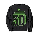 3D Druck I Lustiges Geschenk für 3D Drucker CNC CAD CAM Fans Sweatshirt