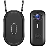 Lawnoval für Kompakte Magnetische Actionkamera 12 x 10 x 5 cm für Radsport und Abenteuersport Handheld-Dashcam mit robustem ABS-Material, Schwarz