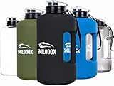 SMILODOX 2,2L Trinkflasche Sport I Kohlensäure geeignet I Bruchfeste BPA-freie Kunststoffflasche I XL Water Bottle I Gym Trinkflasche I Sportflasche 2 Liter für Fitness, Yoga und Freizeit