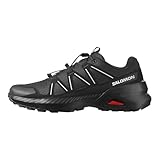 Salomon Speedcross Peak Herren Trail-Laufschuhe, Präzise Passform, Geländegängiger Schutz, Aktiver Grip, Black, 45 1/3