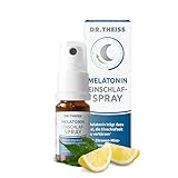 Dr. Theiss Melatonin Einschlaf-Spray | 30ml | Hilfe bei Einschlafproblemen | Mit Melatonin & Passionsblumenextrakt | Vegan und ohne Zucker | Zitronen-Minzgeschmack