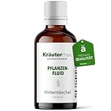 NEU! Kräutermax Hirtentäschel Tropfen | Hirtentäschel Pflanzenfluid als perfekter Ersatz zu Hirtentäschelkraut Tee oder Hirtentäschel Kapseln | Capsella Bursa Pastoris Extrakt Vegan | 1 x 50ml