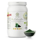 NurBio® Chlorella Pulver 1 kg, grünes Superfood, pflanzliches Protein, nährstoffreich