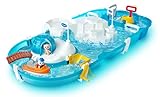 AquaPlay - Polar - Wasserbahn mit Eisberg, Stausee und Rampe für einen Wasserfall, inklusive Spielfigur Olivia mit Farbwechsel-Funktion, für Kinder ab 3 Jahren 8700001522 Türkis