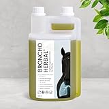 Broncho-Herbal® für Pferde 1000 ml | Ergänzungsfuttermittel mit ätherischen Ölen & Vitamin E | Unterstützt die Atemwege | Natürlich & bewährt seit über 20 Jahren