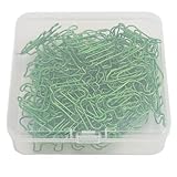 Elefantenform aus Edelstahlpapierclip mit Aufbewahrungsbox süßes Tierdesign für Büro- und Schulmaterialien (Grün)