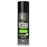 Spraytive 1 x 500ml Power Sprühkleber: Für Textilien, Vlies, Schaumstoff, Leder, Dachhimmel, Teppich, Papier & mehr - Stark permanent haftend mit variabler Sprüheinstellung