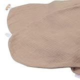 HOBEA-Germany Stillkissenbezug für Stillkissen 190cm Designs (Musselin Taupe)