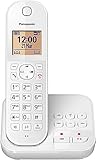 Panasonic KX-TGC 420 GW, schnurloses Telefon mit Anrufbeantworter, Weiß